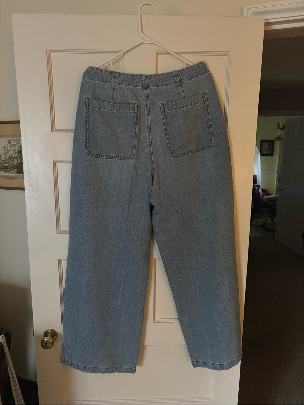 Pistola high rise wide leg barrel denim trousers - Picture 3 of 9